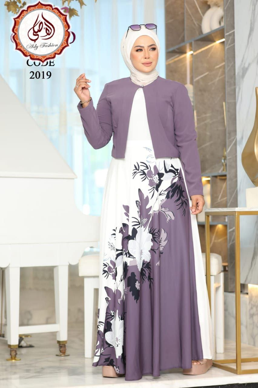 Abaya Dresses for Women - 2 Piece Set - Islamic Clothing